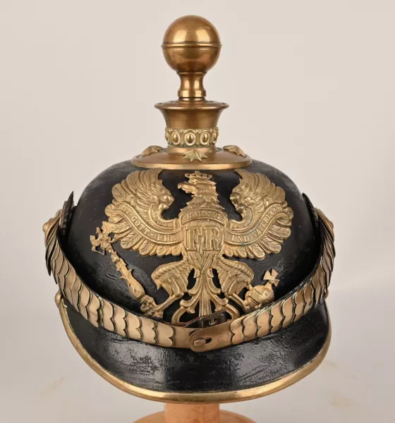 Prussian Artillery M1871 Officer Pickelhaube Visuel 1 principal